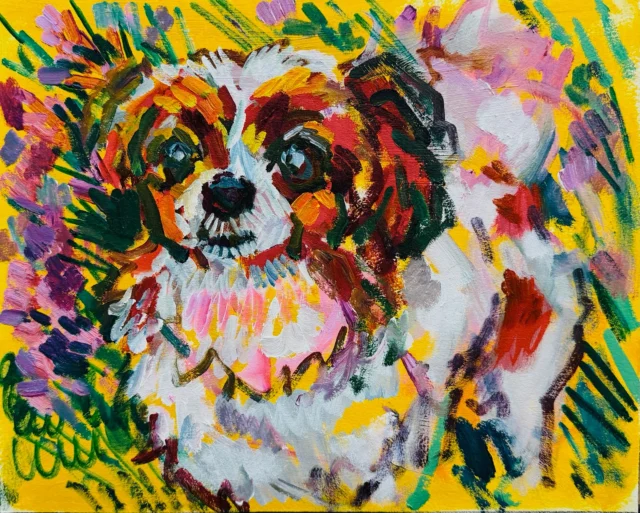 描きかけの絵 | 40 x 60 cm | 油彩 x キャンバス | 2018 ＃現代アート