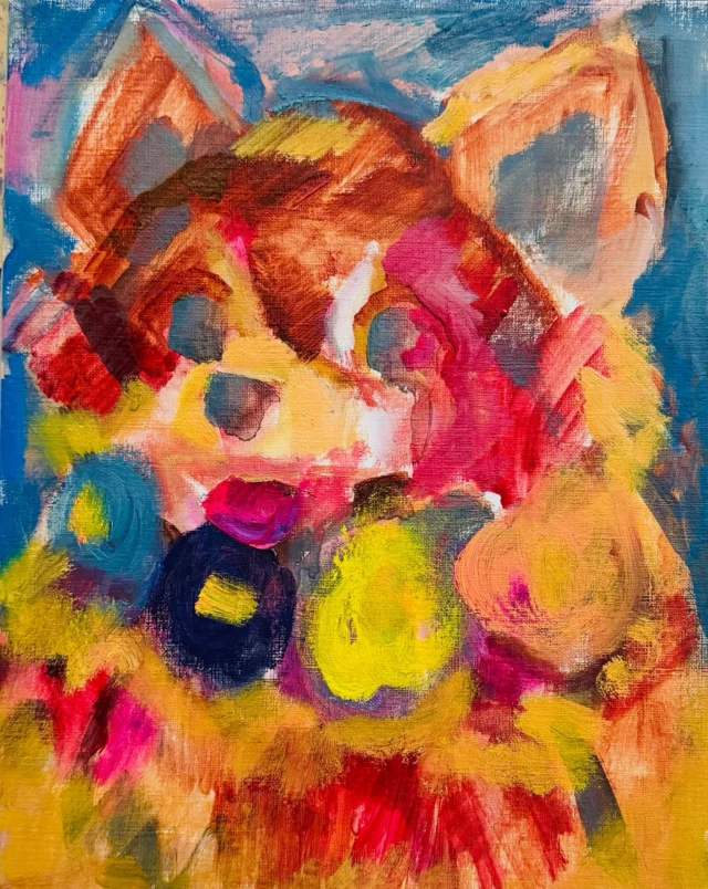 描きかけの絵／54x72cm 油彩xキャンバス 2018 ＃現代アート | 大谷太郎