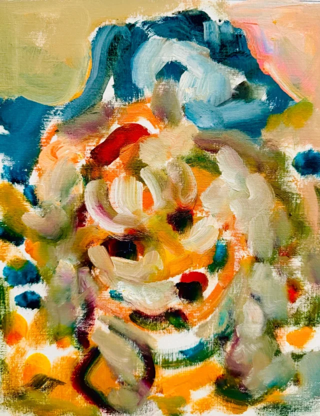 描きかけの絵／ 45x53cm 油彩xキャンバス 2018 ＃現代アート | 大谷